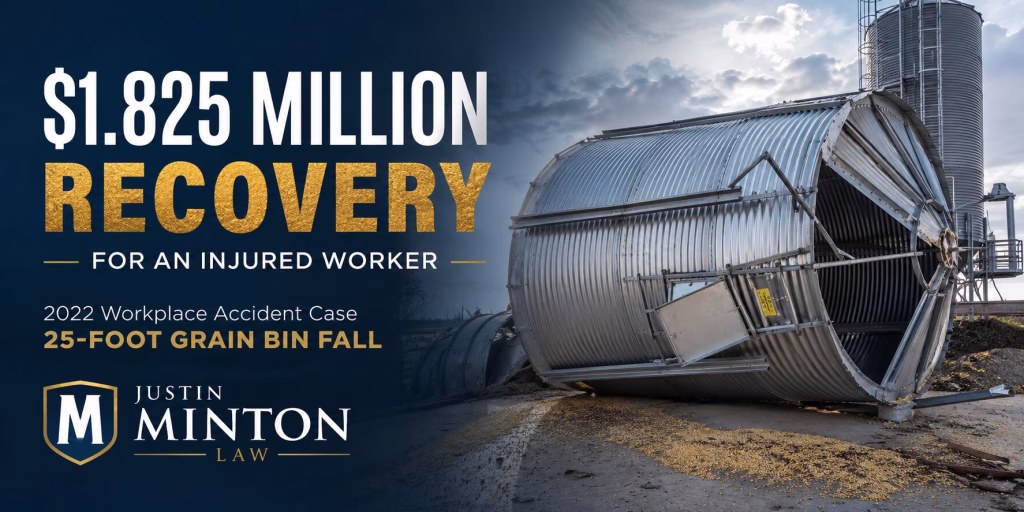 2022: Worker Receives $1.825 Million After 25-Foot Grain Bin Fall