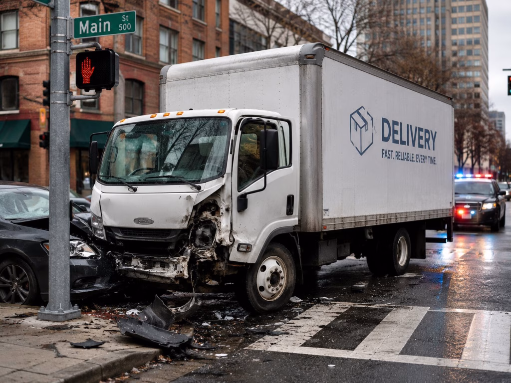 Delivery Truck Accidents: Who Is at Fault in Arkansas?